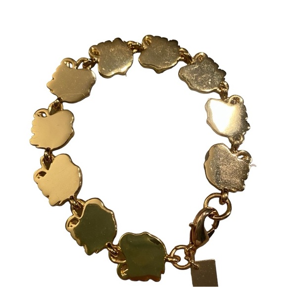 Lilly Pulitzer gold elephant bracelet - Picture 3 of 3